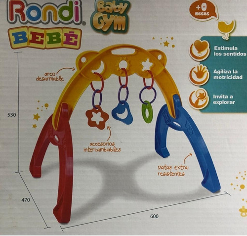 Imagen 2 de 5 de Baby Gym Gimnasio Para Bebe Rondi 2503 Oferta Día Del Niño!!