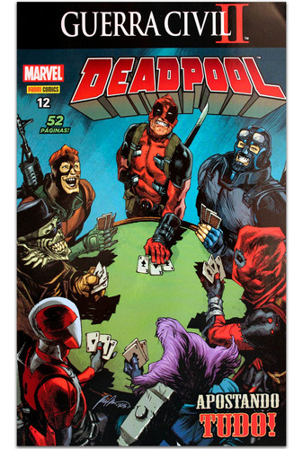 Hq Guerra Civil Ii - Deadpool - Edição 12 - Apostando Tudo