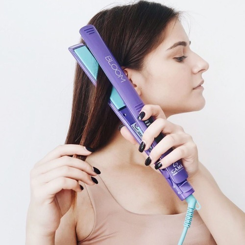 Plancha de cabello GA.MA Italy Bloom Elegance Led violeta 100V/240V