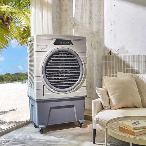 Enfriador Aire Pórtatil Evaporativo Mytek 100lt Control 3400 Color Blanco/gris