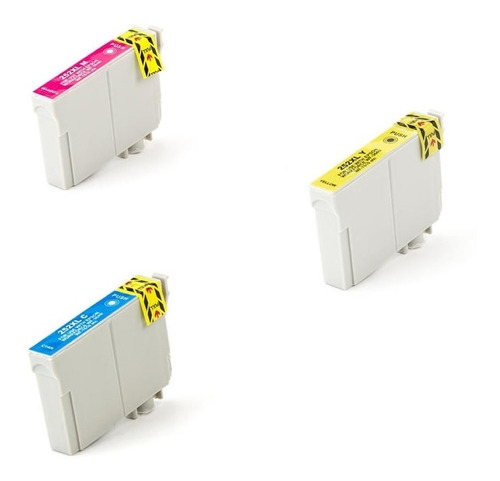  Cartuchos De Tinta Color Ld Epson 252xl220 C/y/m