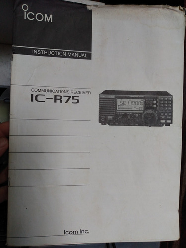 Radio Receptor Icom Ic-r75 Com Dsp Incluso