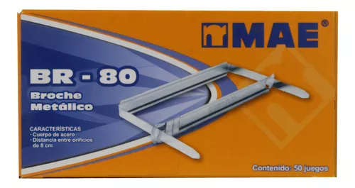 Comprar Fastener Mae Metalico 8cm-50 Unidades