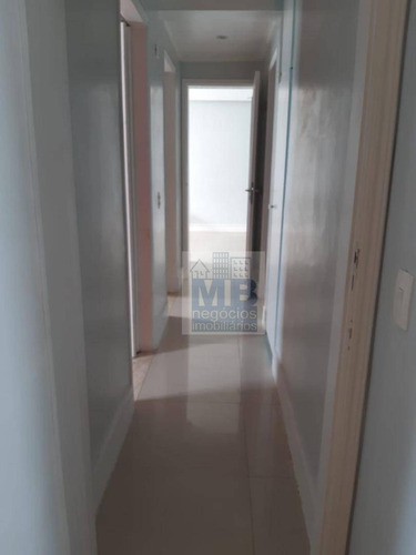 Apartamento Com 3 Dormitórios Para Alugar, 82 M² Por R$ 2.500,00/mês - Jardim Marajoara - São Paulo/sp - Ap4169