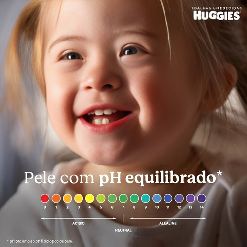 Kit 4x Lenço Umedecida Huggies Hidratação E Nutrição 48un