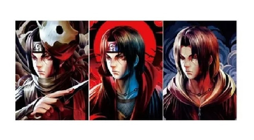 Itachi Uchiha Naruto Cuadro Novedoso Lenticular 3d