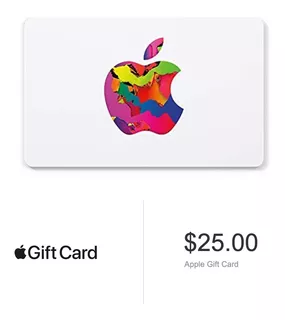 Tarjeta Gift Card Apple - Itunes 25 Usd - Solo Eeuu