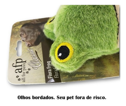 Brinquedo Resistente Cachorro Pelúcia/ Corda Afp Urso/ Sapo