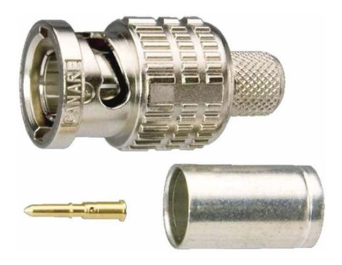 Conector- Bnc 75 Ohm Para Cable L-2.5chd -bcp-b25hd- Canare