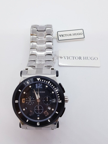 Relógio Masculino Prateado Victor Hugo Vh10064