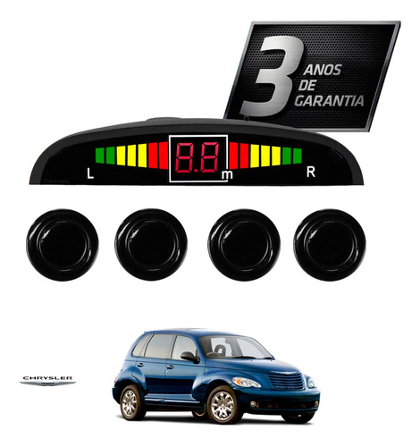 Sensor De Ré Estacionamento Preto Chrysler Pt Cruiser 2010