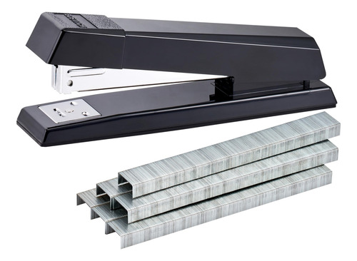 Engrapadora De Escritorio Premium Capacidad 25 Hojas Color N