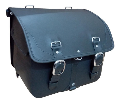 Bolsa Alforge Couro Média Traseira Rider Classic 031