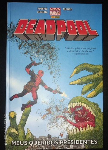 Hq Deadpool Meus Queridos Presidentes Capa Dura