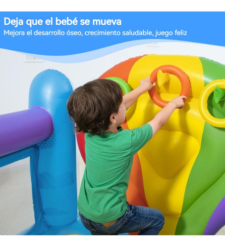 Trampolín Para Niños Inflable Castillo Con Bomba Incluida