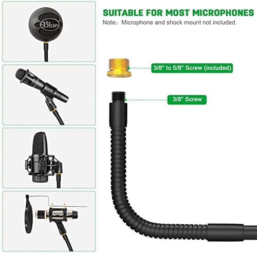 Brazo De Micrófono Zealsound, Soportes De Micrófono De Escri