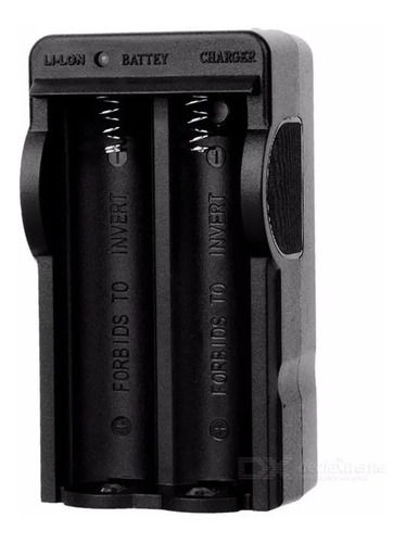 Cargador Doble Pilas Litio 18650 Viajero Indicador De Carga