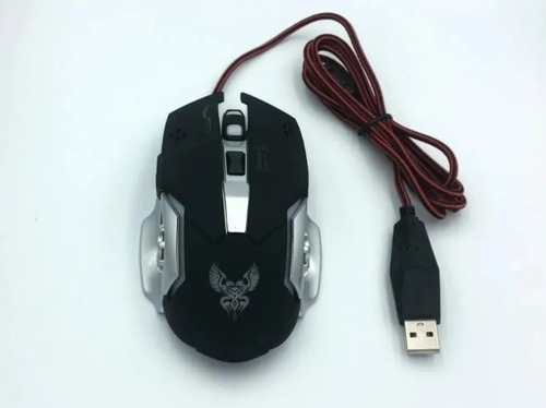 Imagen 3 de 3 de Mouse Gamer Cable Usb 4800 Dpi Led Diseño Ergonómico