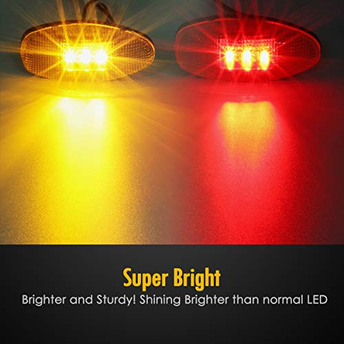 Juego De 4 Luces Led Para Guardabarros Laterales De Cama, De