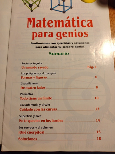 Fascículos 1 Y 2. Matemáticas Para Genios. Revista Genios. (Usado)