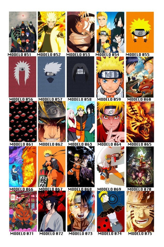Imagem 3 de 6 de Kit 10 Placas Decorativas Naruto Akatsuki Sasuke Itachi Kaka