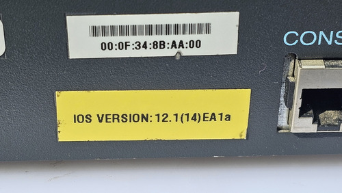 Switch Cisco Ws-c3550-24-smi Practicas Ccna (Usado)