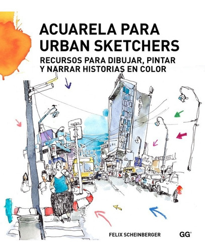 Imagen 1 de 6 de Acuarela Para Urban Sketchers Recursos Para Dibujar, Pintar 