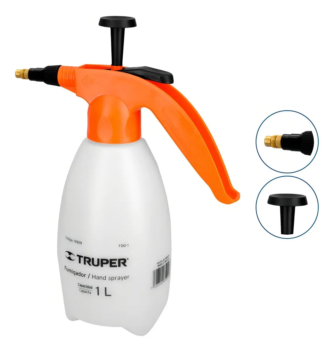Fumigador Doméstico, 1 Litro, Truper, 10929