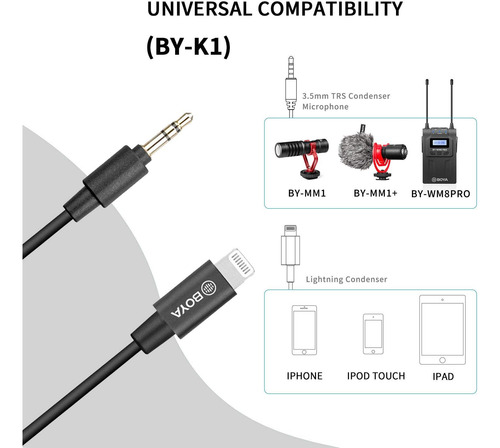Sistema De Micrófono Inalámbrico Lavalier Para Cámara Iph...