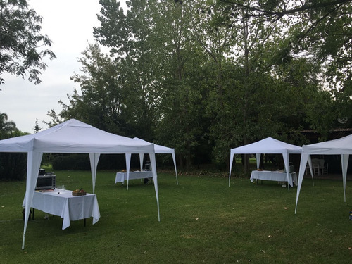 Imagen 5 de 7 de Alquiler De Gazebos 3x3 Todo Para Tu Evento Solo Alquiler
