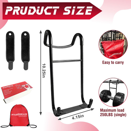 Ganchos Para Mancuernas Con Capacidad De 250 Lb Para Ejercic