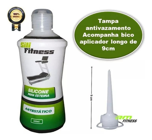 Silicone Lubrificante Óleo Sili Fitness 300ml Antiestático