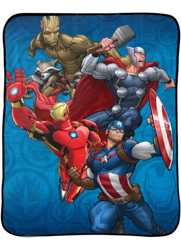 Manta De Cama Para Niños Marvel Avengers Blanket   In....