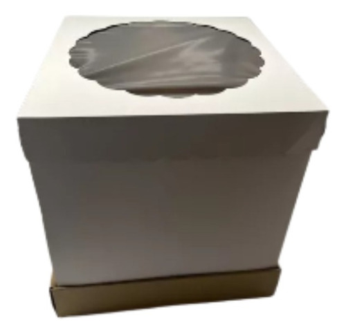 Caja Drip Cake Torta Con Visor 30x30x32cm X 10 Unidades