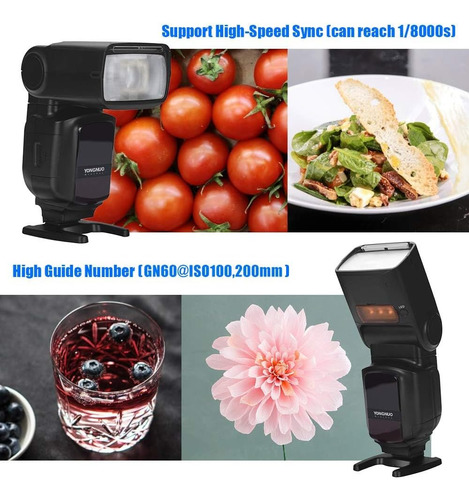 Yongnuo Yn968n Ii Yn968nii Gn60, Wireless On Camera Flash...