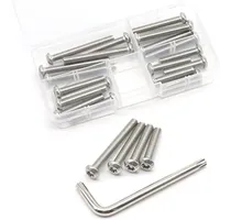 Comprar Binifimux 20 Piezas M6 Cabeza De Boton Torx Seguridad Torni