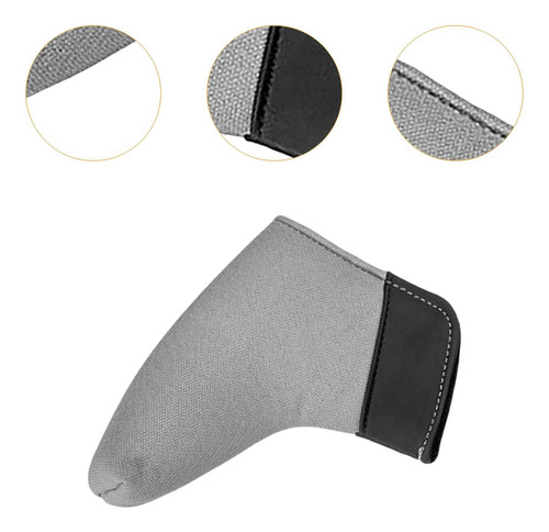 Cubierta De Putter De Mazo De Golf De Golf 19x11x9cm Gris