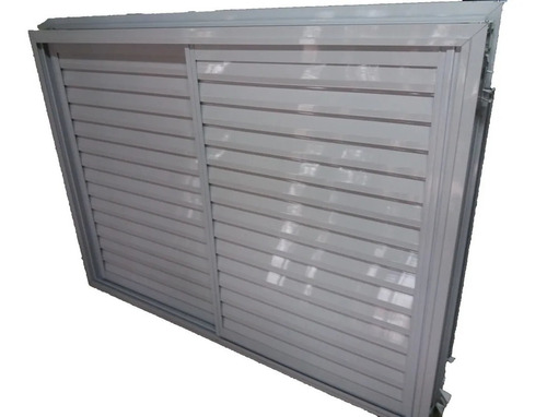 Ventana De Aluminio 160 X 40 Con Postigon Corredizo