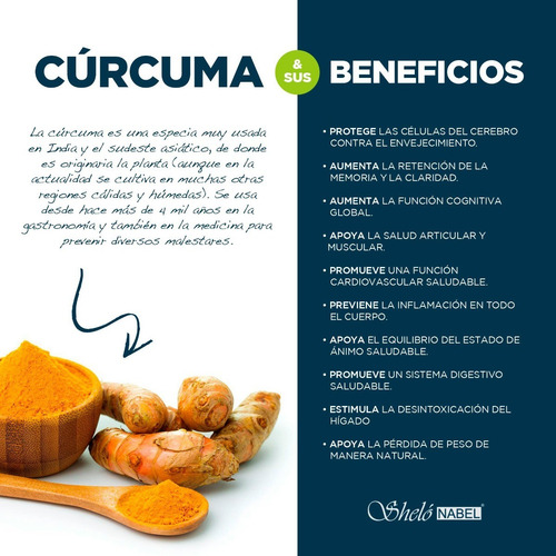 Imagen 4 de 4 de Cúrcuma Concentrado Líquida Natural + Vitaminas Y Minerales