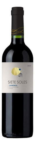 Vinho Tinto Chileno Siete Soles Carmenere 750ml