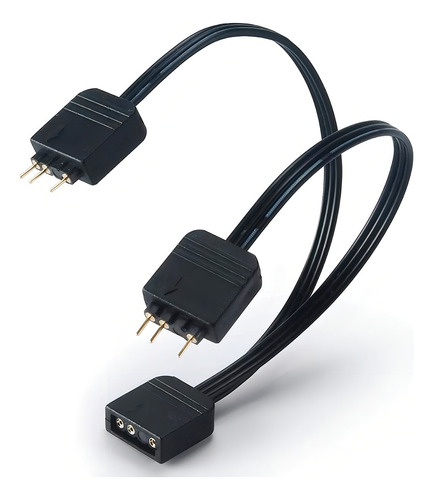 Cabo Divisor Akasa Ak-cbld08-12bk - 1 Conector Para 2 Rgb 5v