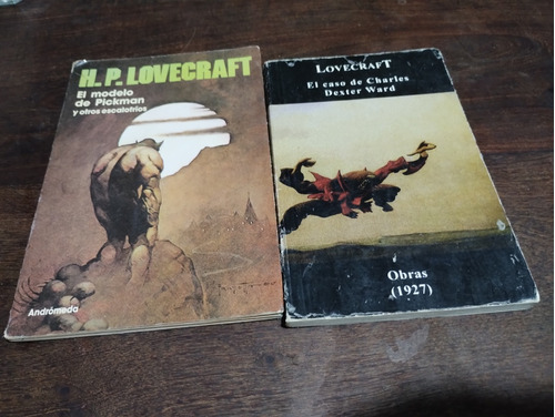 Lote X 2 Obras De Lovecraft. Terror. Olivos.