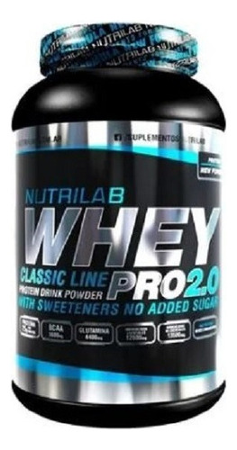 Nutrilab Whey Pro 2.0 1kg Proteina De Suero Premium Sabor Dulce De Leche