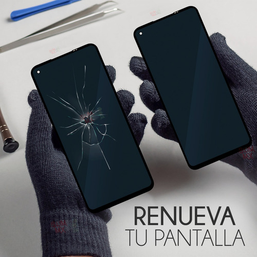 Pantalla Completa Compatible Con Realme Narzo 30 5g Rmx3242 8 5g Rmx3241 Color Negro Slim Company