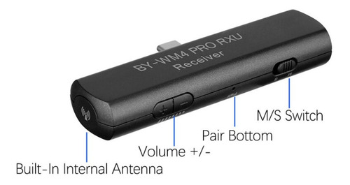 Imagem 6 de 10 de Microfone Boya By-wm4 Pro K5 Usb-c P/ Smartphones