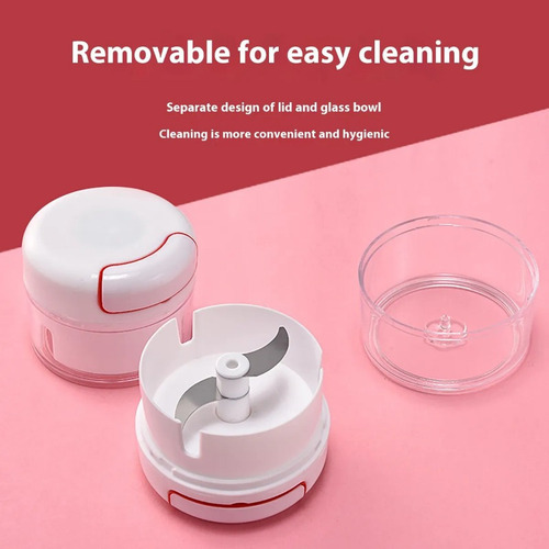 Mini Amassador Alho Manual Cozinha Com Capa Sem Mãos Sujas
