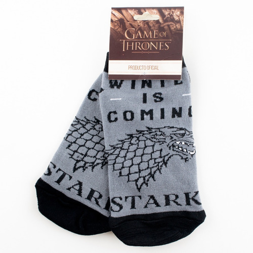 Imagen 2 de 3 de Medias Soquete - Game Of Thrones - House Stark