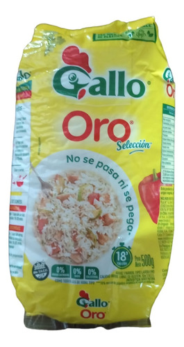 Arroz Gallo Oro Parboil 500 Gr Sin Tacc X 2 Unidades