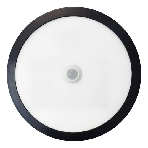 Panel Led Sobrepuesto Con Sensor De Movimiento 12w 16cm