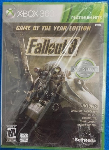 Fallout 3 Game Of The Year Edition, Xbox 360